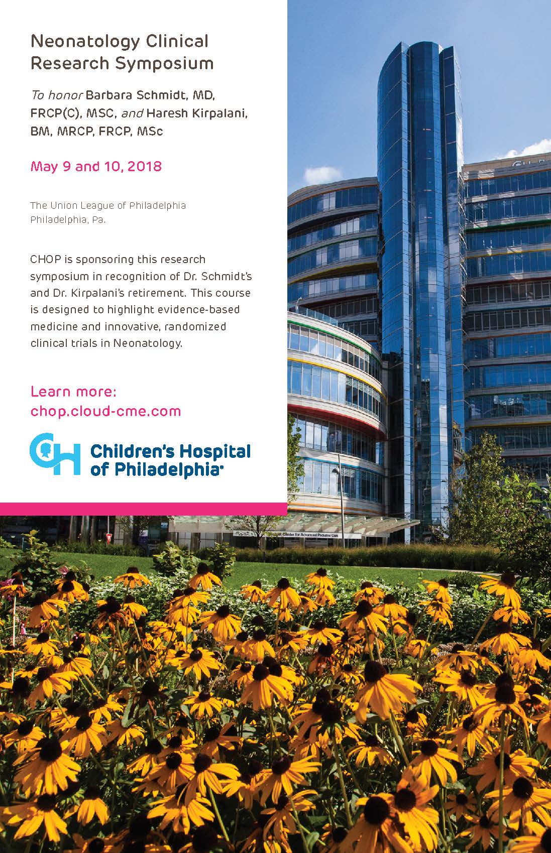 Neonatology Clinical Research Symposium Banner